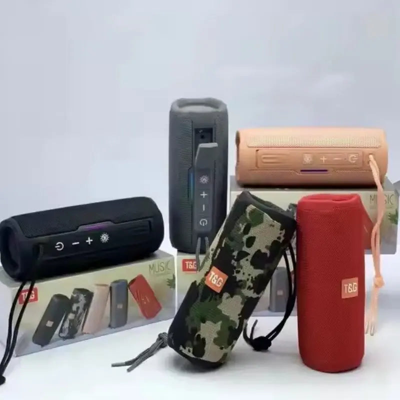 Boxa Portabila Bluetooth 5.3 TG-365, Putere 10W (2x5W), Sunet Clar 120Hz-20kHz, Compacta si Usoara, Incarcare USB-C, Design Modern, Negru PIEX.RO