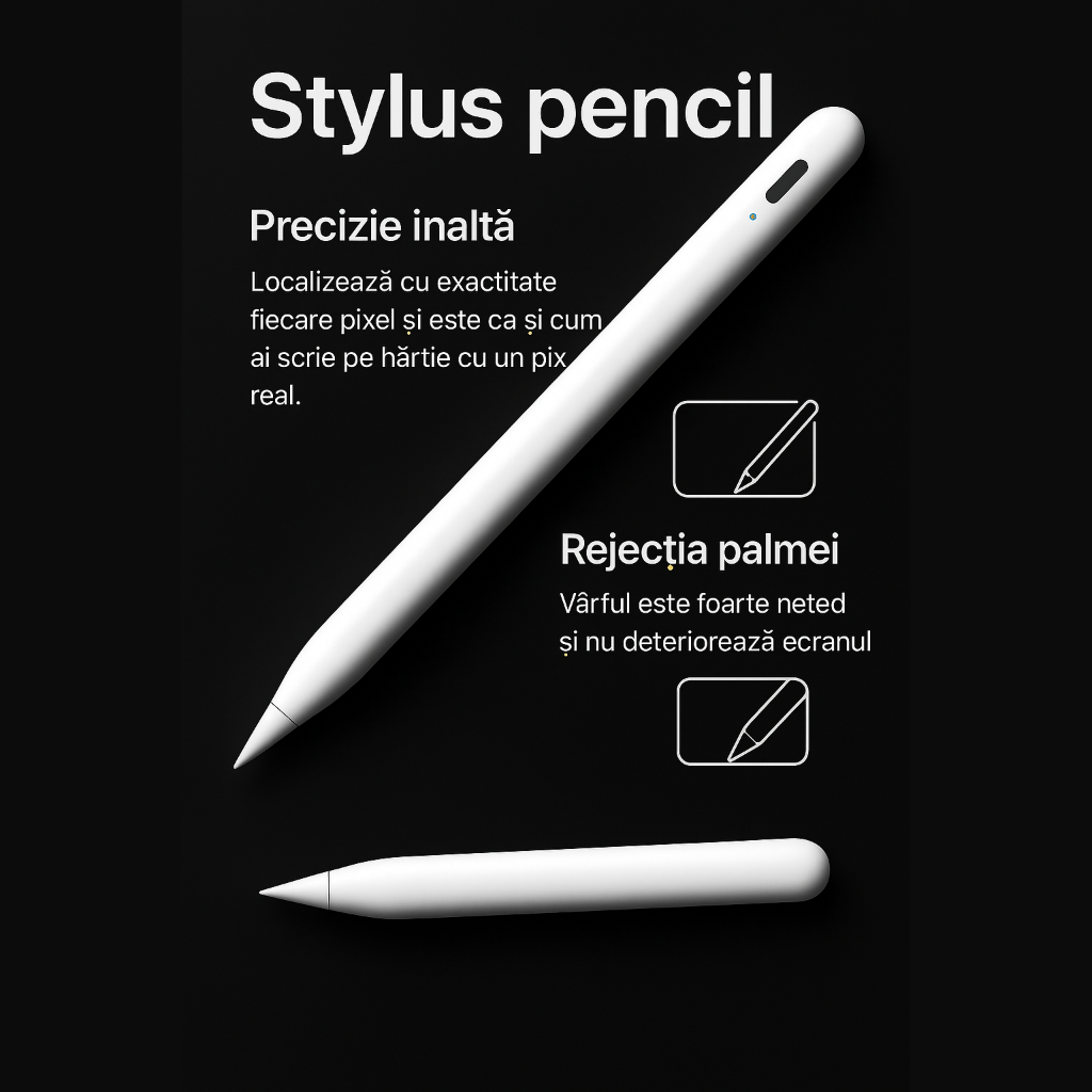 Stylus pen, pencil pentru tableta iPad Apple 2018-2025