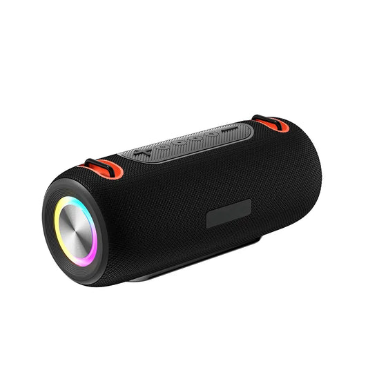 Boxă Portabilă Bluetooth 30W, 4000mAh, Rezistenta la Apă IPX6, Bass Puternic, Autonomie 15-20h, TWS True Wireless Sound, RGB Light, Incărcare USB-C, Slot SD, AUX, USB, Curea de Mană, FM Radio, Difuzor Wireless Outdoor, Bluetooth 5.2, Negru PIEX.RO