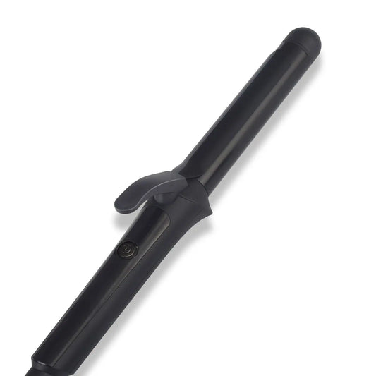 Ondulator de păr profesional, 25mm, înveliș ceramic, anti-arsură, buton ON/OFF iluminat, cablu rotativ 360°, 1.8m, coafare rapidă, negru PIEX.RO