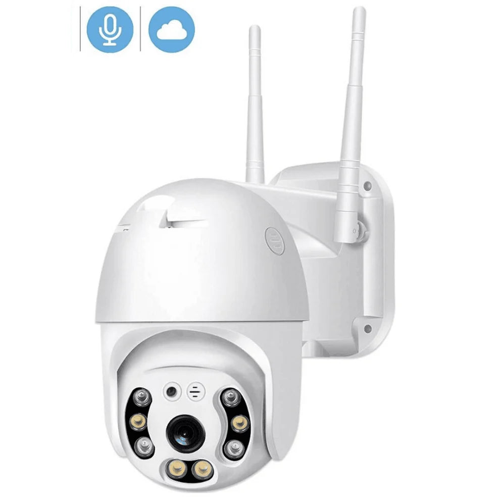 Camera Supraveghere PTZ Ultra HD 4MP, Exterior / Interior, WiFi, 8x Zoom Optic, Detectie Forma Umana, Urmarire Automata, IP66, Stocare SD