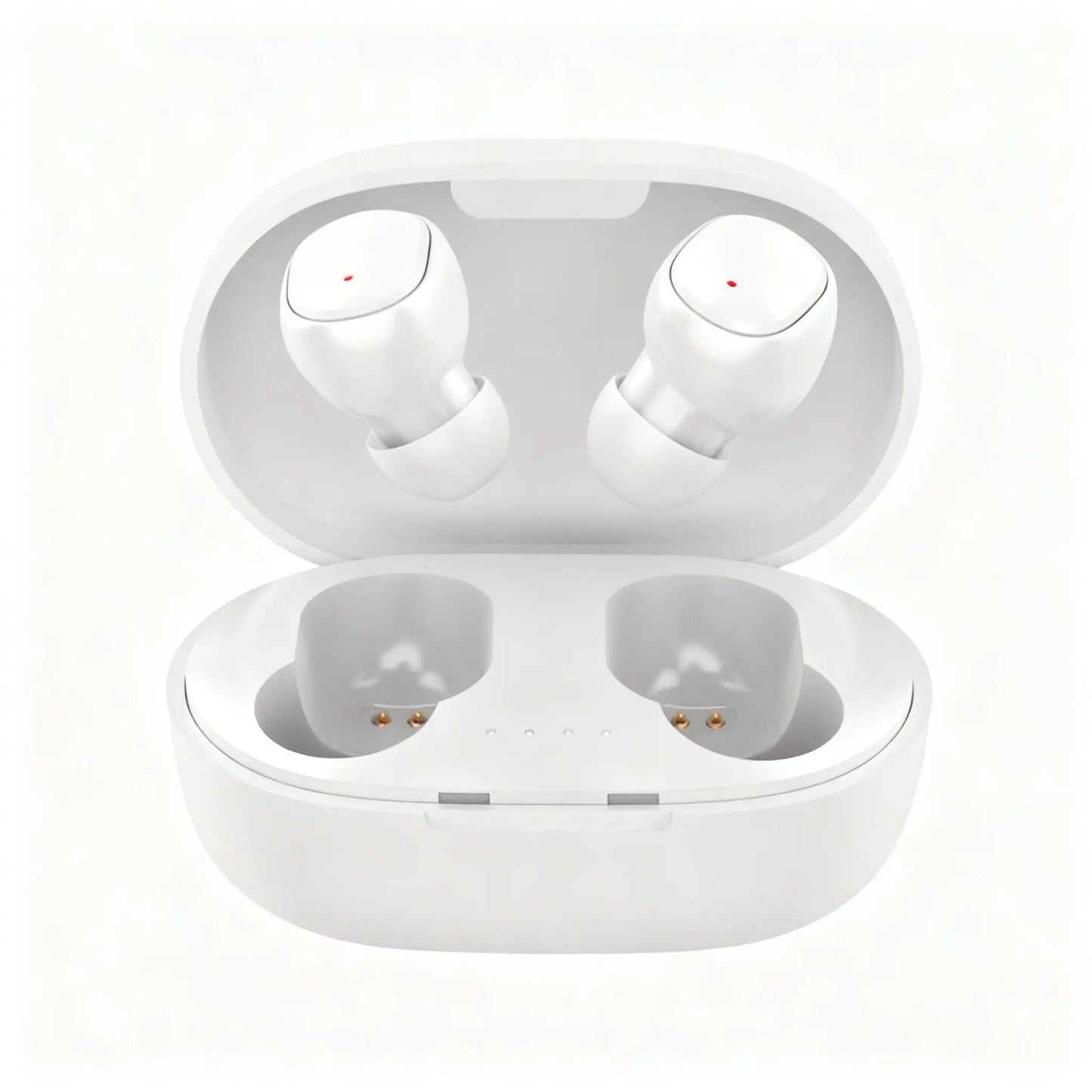 Casti Wireless Tip Earbuds TWS Bluetooth 5.3, Sunet Stereo HD, Autonomie 3h Muzica/3.5h Apel, Standby 80h, Cutie Incarcare 280mAh (2.5 Reincarcari), Sport & Gaming, Design Compact PIEX.RO