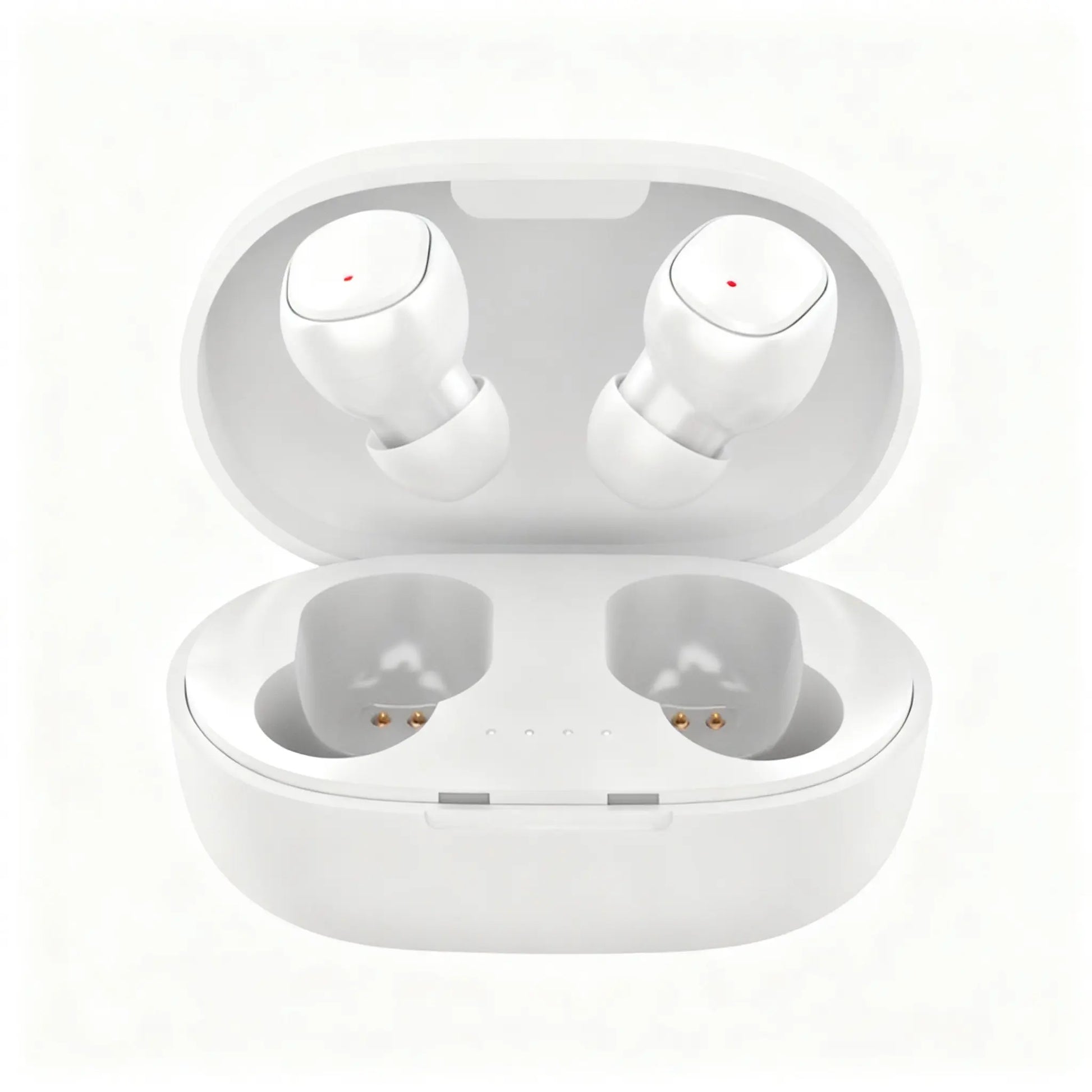 Casti Wireless Tip Earbuds TWS Bluetooth 5.3, Sunet Stereo HD, Autonomie 3h Muzica/3.5h Apel, Standby 80h, Cutie Incarcare 280mAh (2.5 Reincarcari), Sport & Gaming, Design Compact PIEX.RO