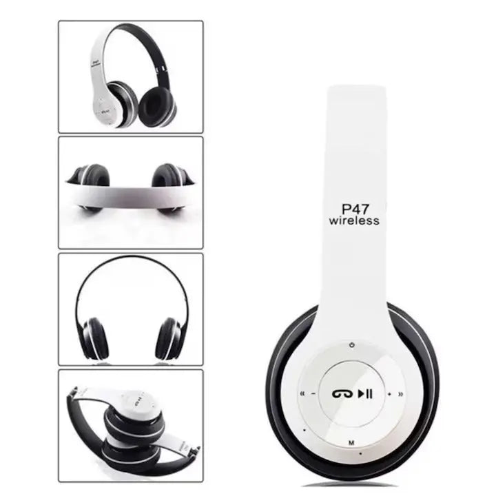 Căști Wireless P47, Stereo Headphones, Compatibil cu orice telefon My Store