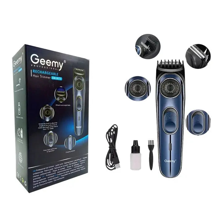 Aparat de tuns barbă, păr, corp, fără fir 10 in 1 reglabil, Geemy GM-6675, Professional Hair Trimmer My Store