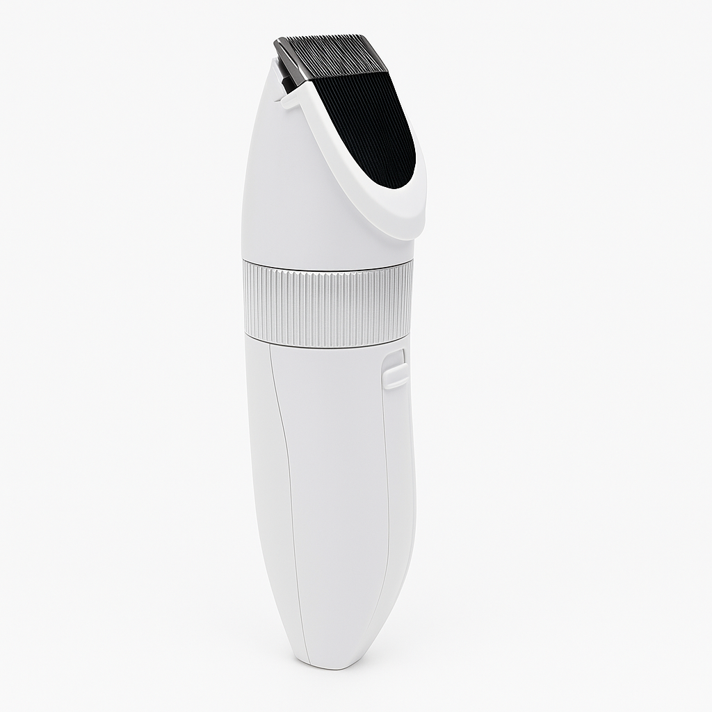 Masina de tuns animale, Geemy®, GM-635, pentru caini, pisici, Lama ceramica, 4 perii de la 3mm pana la 12mm, Acumulator trimmer, autonomie 40 minute, Silentioasa, Fara fir,