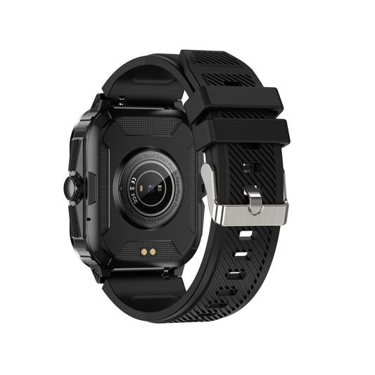 Ceas Inteligent SmartWatch, Pedometru, Apel Bluetooth, Autonomie 5-10 Zile, Rezistent la apa, Notificari Social Media, Monitorizare Somn, Ritm Cardiac, Contor Calorii, Ecran Tactil HD 2.01 inch, Moduri Sport, Incarcator Wireless, Fitness Tracker, Negru
