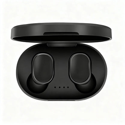 Casti Wireless Tip Earbuds TWS Bluetooth 5.3, Sunet Stereo HD, Autonomie 3h Muzica/3.5h Apel, Standby 80h, Cutie Incarcare 280mAh (2.5 Reincarcari), Sport & Gaming, Design Compact PIEX.RO