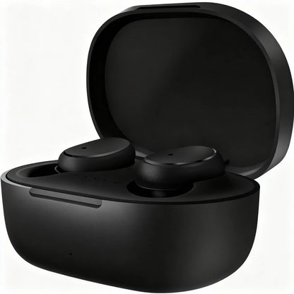 Casti Wireless Tip Earbuds TWS Bluetooth 5.3, Sunet Stereo HD, Autonomie 3h Muzica/3.5h Apel, Standby 80h, Cutie Incarcare 280mAh (2.5 Reincarcari), Sport & Gaming, Design Compact PIEX.RO