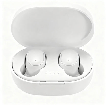 Casti Wireless Tip Earbuds TWS Bluetooth 5.3, Sunet Stereo HD, Autonomie 3h Muzica/3.5h Apel, Standby 80h, Cutie Incarcare 280mAh (2.5 Reincarcari), Sport & Gaming, Design Compact PIEX.RO