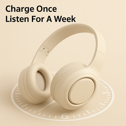 Căști Wireless Stereo DR-58 Bluetooth 5.3, Difuzor 40 mm, Extra Bass, HIFI Audio Quality, Autonomie de până la 16 ore de redare