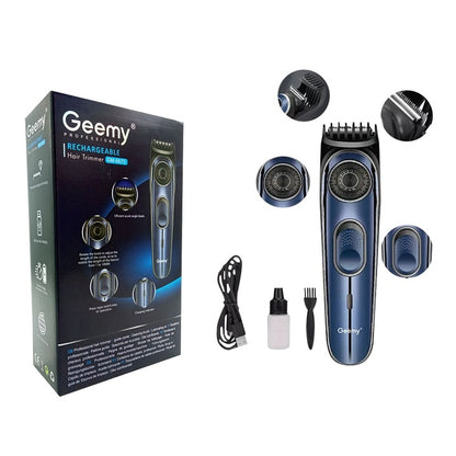 Aparat de tuns barbă, păr, corp, fără fir 10 in 1 reglabil, Geemy GM-6675, Professional Hair Trimmer